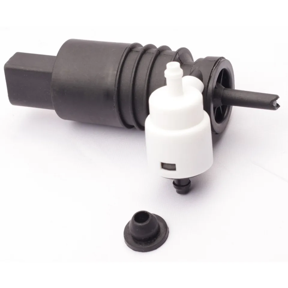 Bomba De Lavado Parabrisas AUTOZOCO Azul - OEM 1J6 955 651, 2 Pines, Compatible BMW, Audi, VW, Etc.
