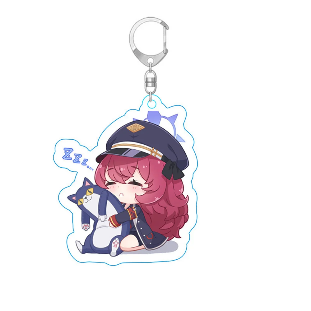 Heißes Spiel Anime Figur blau Archiv Takanashi Hoshino Cosplay Acryl Figur Q-Version Schlüssel ring Charme Zubehör – Detail 22