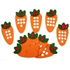 1-10 Montessori Educational Toy Children's Puzzle Handmade DIY Toy Kindergarten Carrot Apple Tree Match Digital Teaching GYH 2