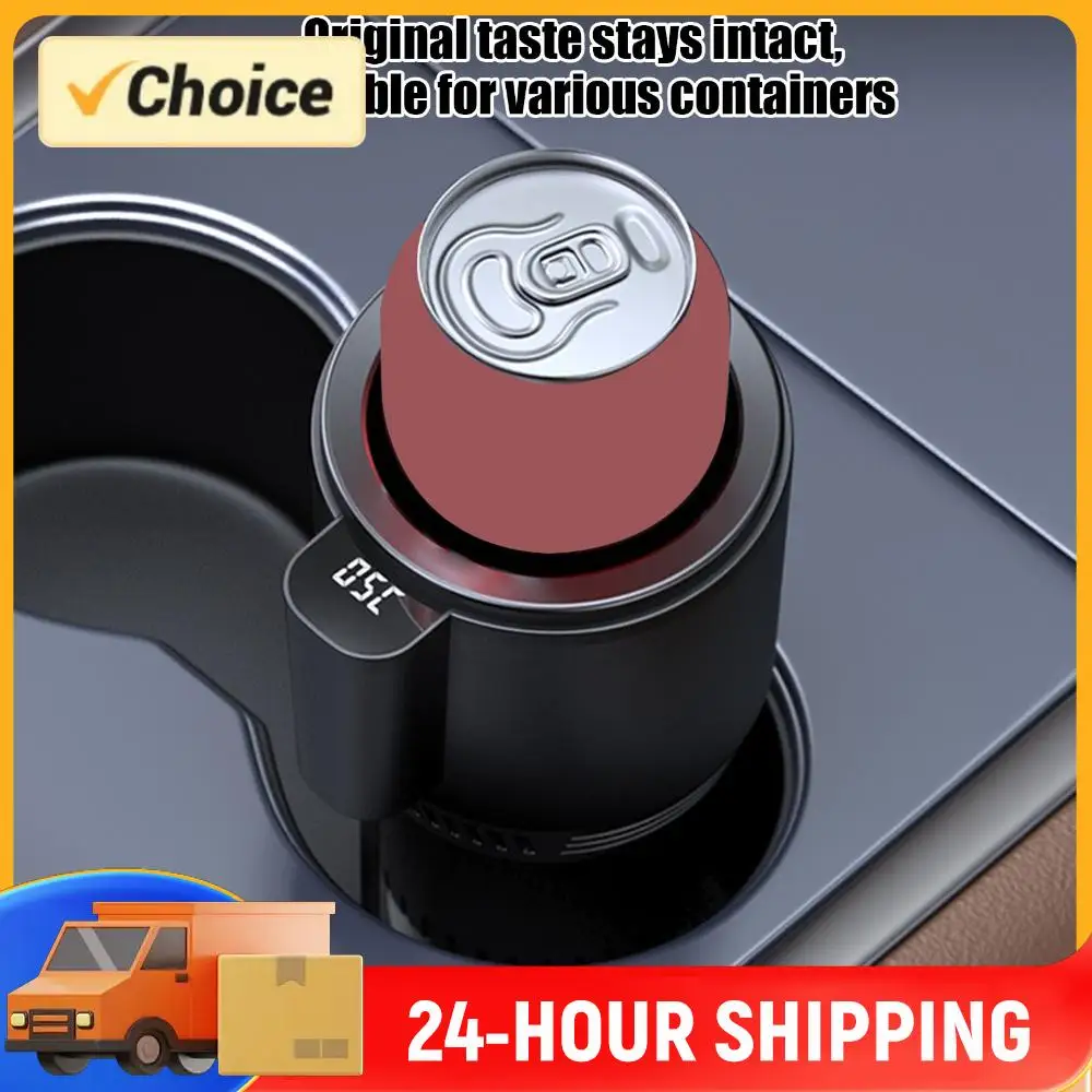 휴대용 2 in 1 12V 차량용 텀블러 홀더, 다용도 여행용 커피/차량용 컵 홀더 (통근자/로드 트리퍼를 위한 휴일/계절 선물)