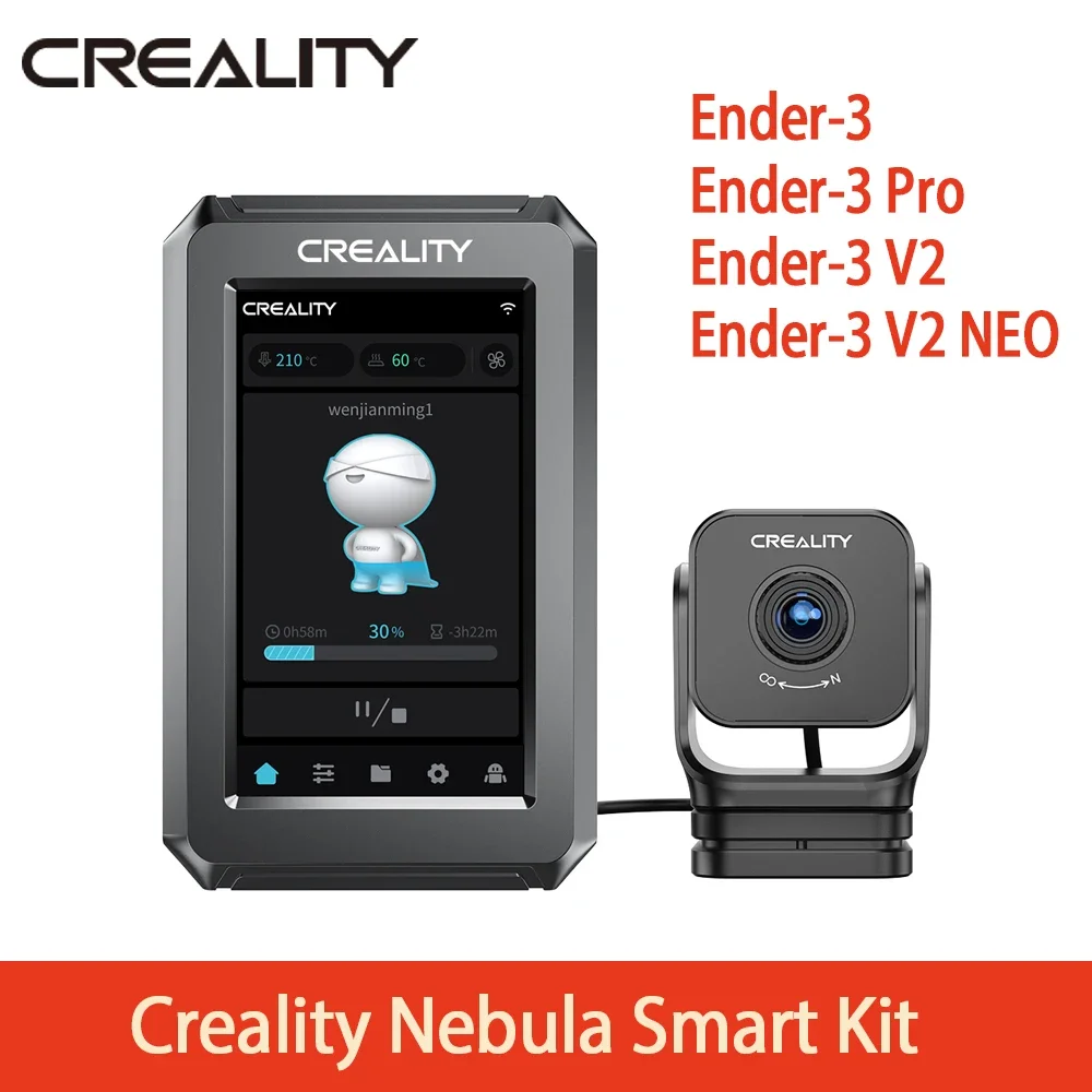 

Creality Nebula Smart Kit 4,3 ''экран Nebula Camera для Ender 3/Ender-3 Pro/Ender-3 V2 /V2 NEO высокоскоростная печать