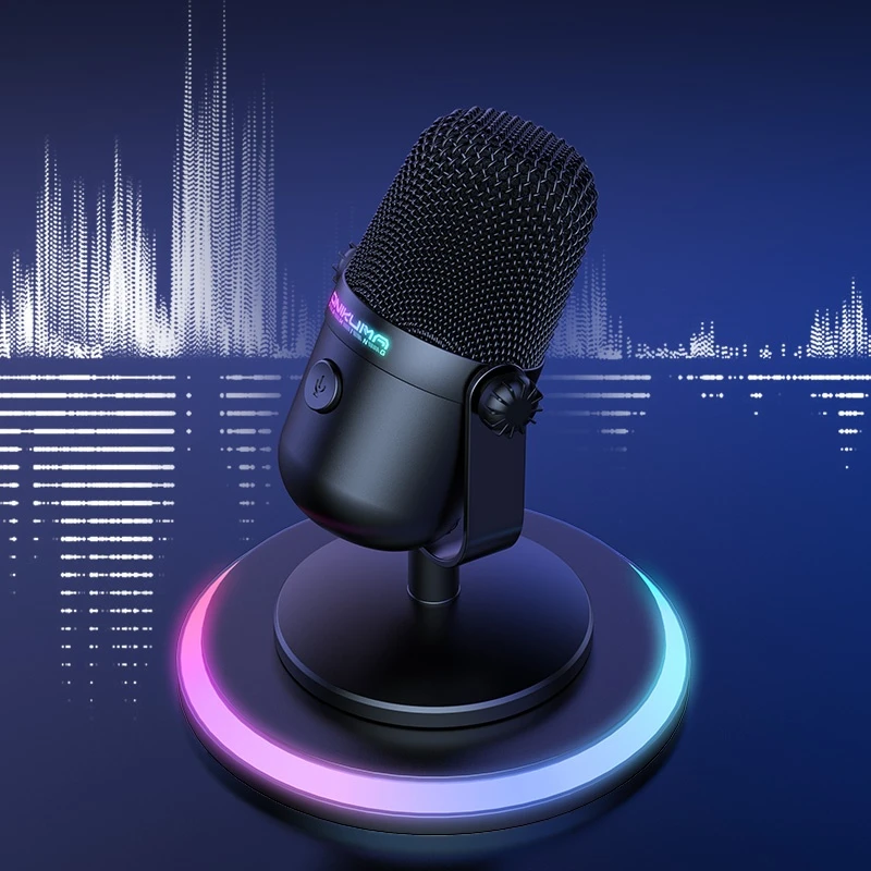 ميكروفون ألعاب مكثف USB Onikuma M830 - زر إلغاء ال...