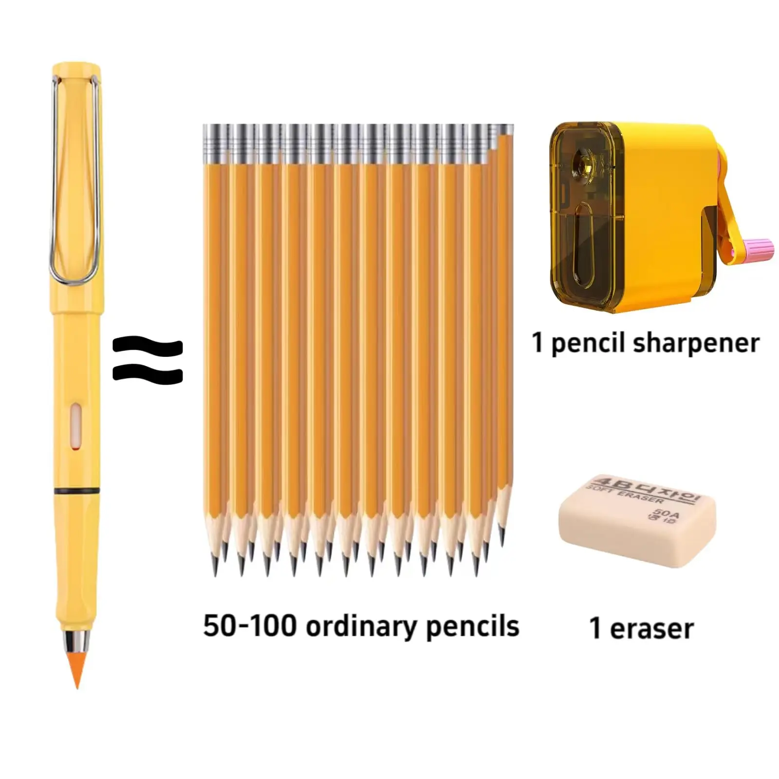 12 Colored Pencils Never Sharpen Everlasting Endless Pencilfor Writing Drawing Sketching 4