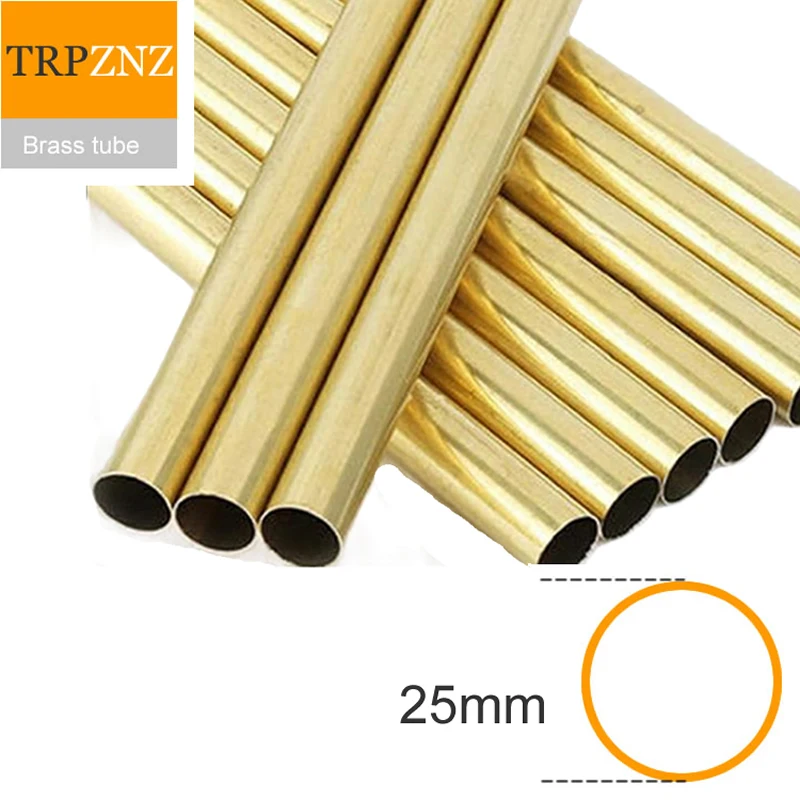 

H62 brass tube outer diameter 25mm inner diameter 24mm 23mm 22mm 21mm 19mm 15mm brass pipe Capillary Hollow brass rod