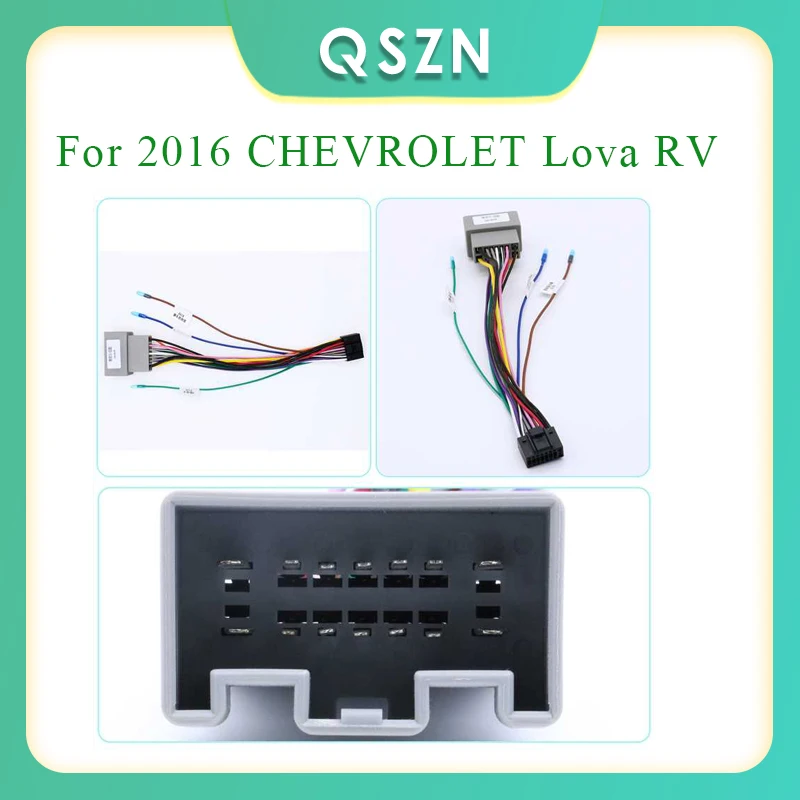 

16-контактный автомобильный стерео радиоприемник для 2016 CHEVROLET Lova RV/2009-2014 CHEVROLET SAIL Plug, автомобильный адаптер, жгут проводов