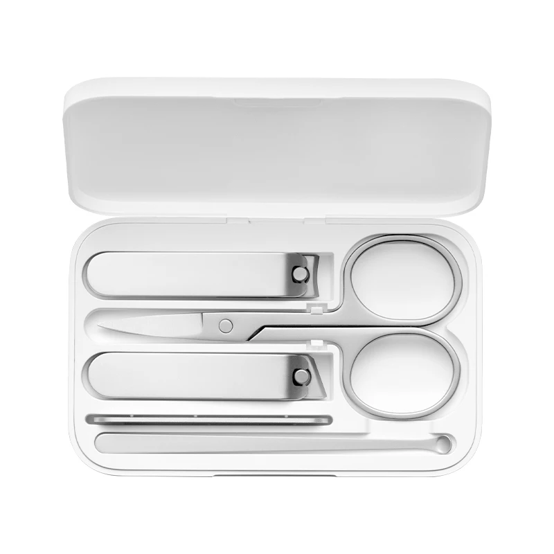 5 in 1 Xiaomi Mijia 420 Stainless Steel Nail Clippers Pedicure Care Trimmer Portable Nail File with Anti-splash Storage Shell nail clipper set,nail clipper,nail care kit,nail scissors set,nail clippers,manicure pedicure kit,manicure set,manicure sets,manicure nail clipper set,nail clippers kit