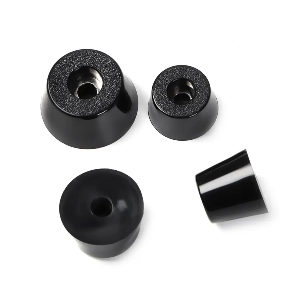 Anti Slip Furniture Legs Feet Conical Rubber Shock Pad Floor Protector 10PCS for Speaker Cabinet Bed Table Box