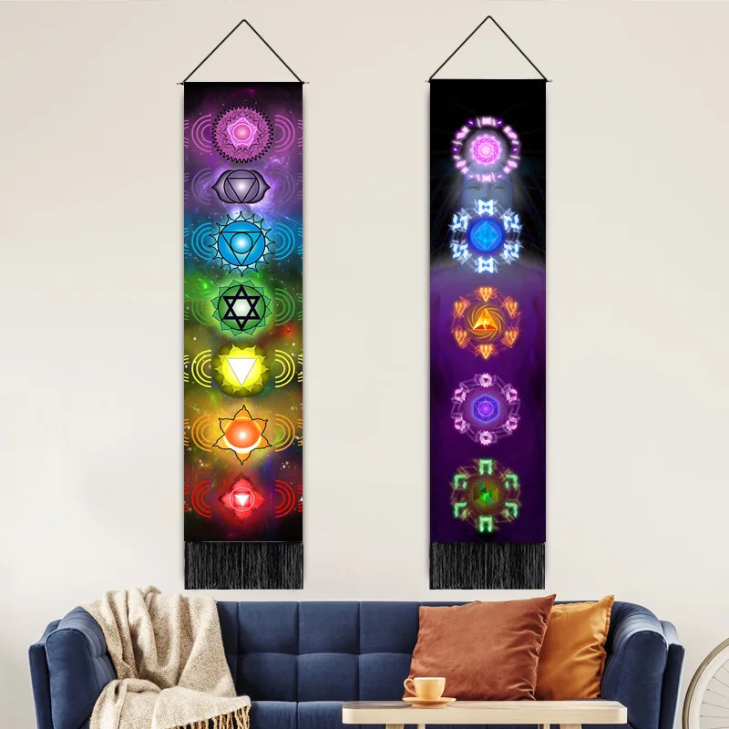

Spot Meditation Energy Tapestry Yoga Meditation Hanging Cloth Home Decoration Character Scenery Background Cloth