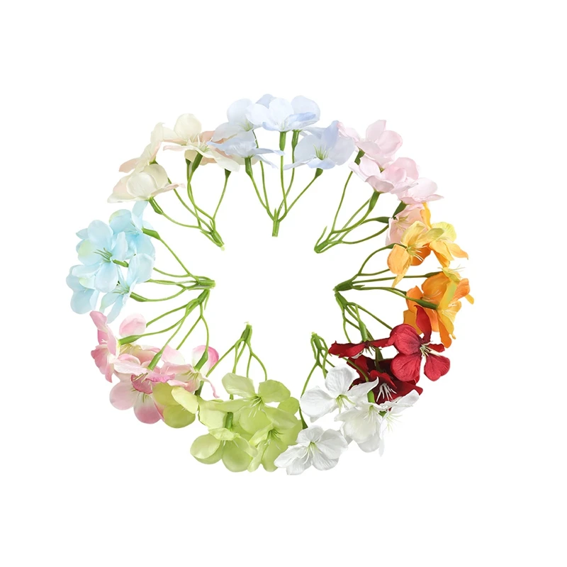 10/20 Stück Seiden-Kunstblumen 8CM Künstliche Gänseblümchen-Zweige für Heimdekoration Garten Hochzeitsdeko Geschenk Girlanden-Zubehör – Detail 15