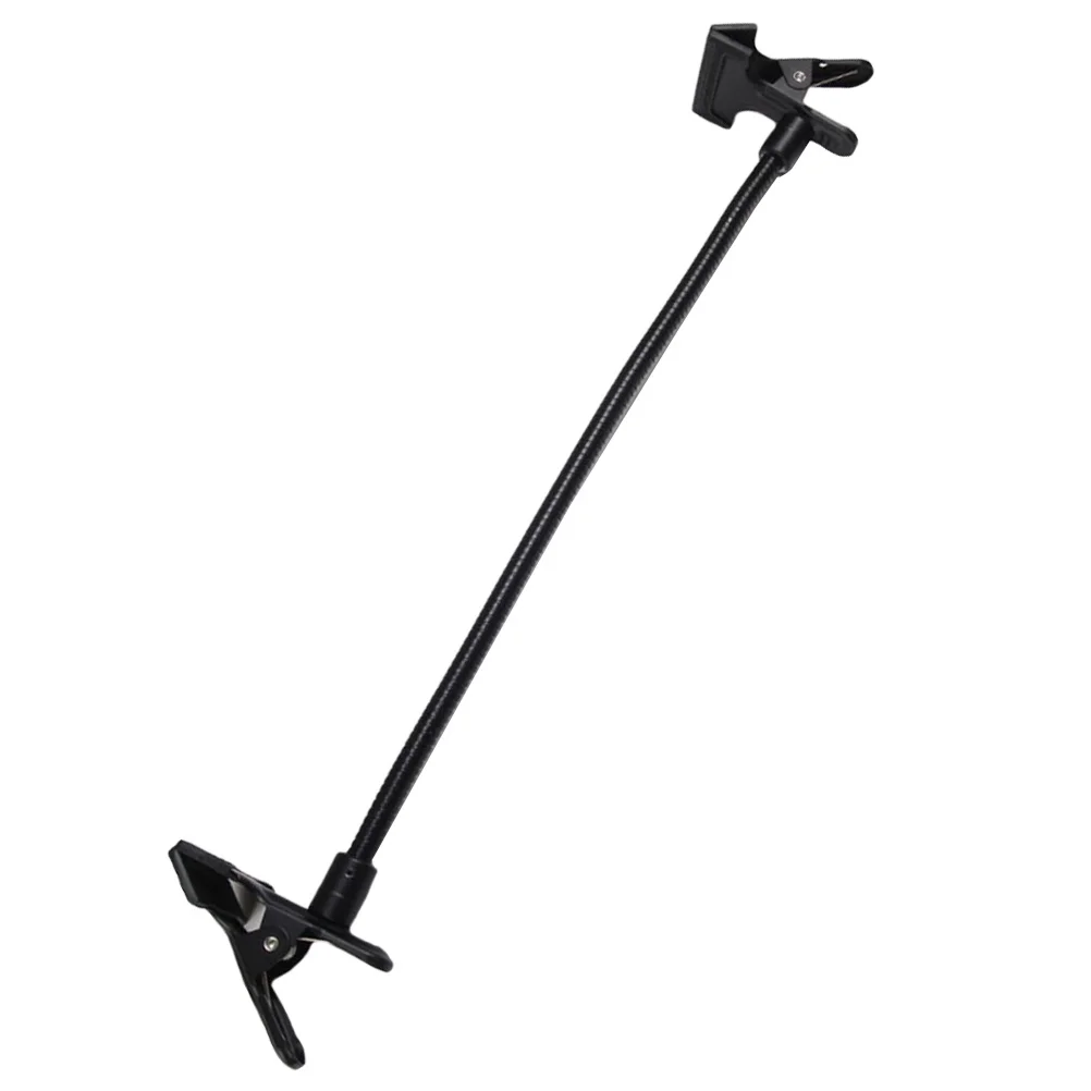 Photo Folder Long Arms Gooseneck Clip with Clamp Background Lighting for Studio