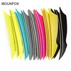 IBOUNFOX 4 Inch Carbon Arrow Turkey Feather Fletching Archery Arrow Fletches Right Wing Sting Shape Feather Vanes 50Pcs/lot 1