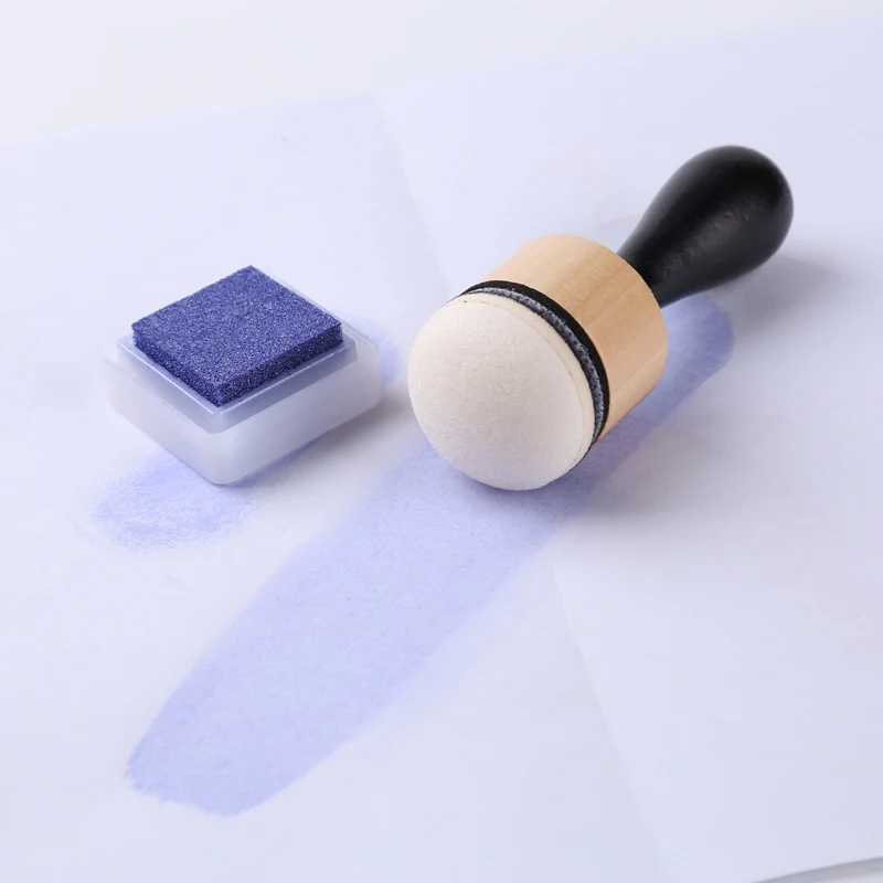 Ink Blending Tools Mini Ink Blending Tools with Round/Domed Foams Refills for DIY Scrapbooking Ink Paint Paper Card Crafting Project