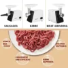 220V Electric Meat Grinder Stainless Steel Powerful Electric Grinder Sausage Stuffer Meat Food Processor for Kitchen Appliance 2