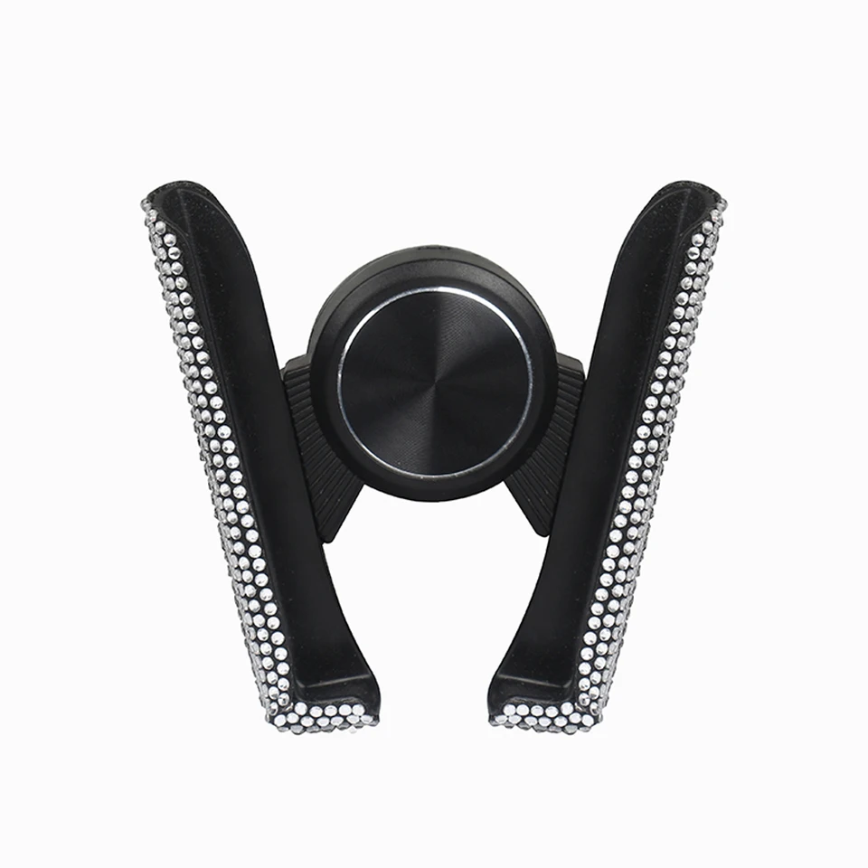 Supporto Per Telefono Con Strass Per Auto Presa D'aria In Cristallo Supporto Per Sfiato Telefono Clip Diaantata Per Interni Auto Supporto Per Sartph