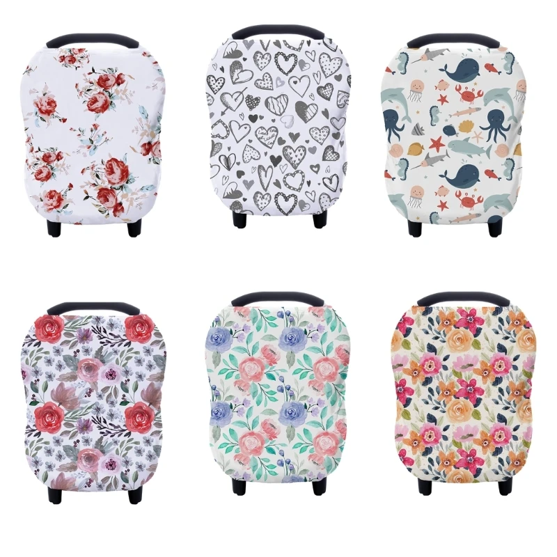 Mother Outing Breastfeeding Towel Cotton Baby Feeding Cover Anti-privacy Infant Nursing Towel Carseat Swaddles Blanket
