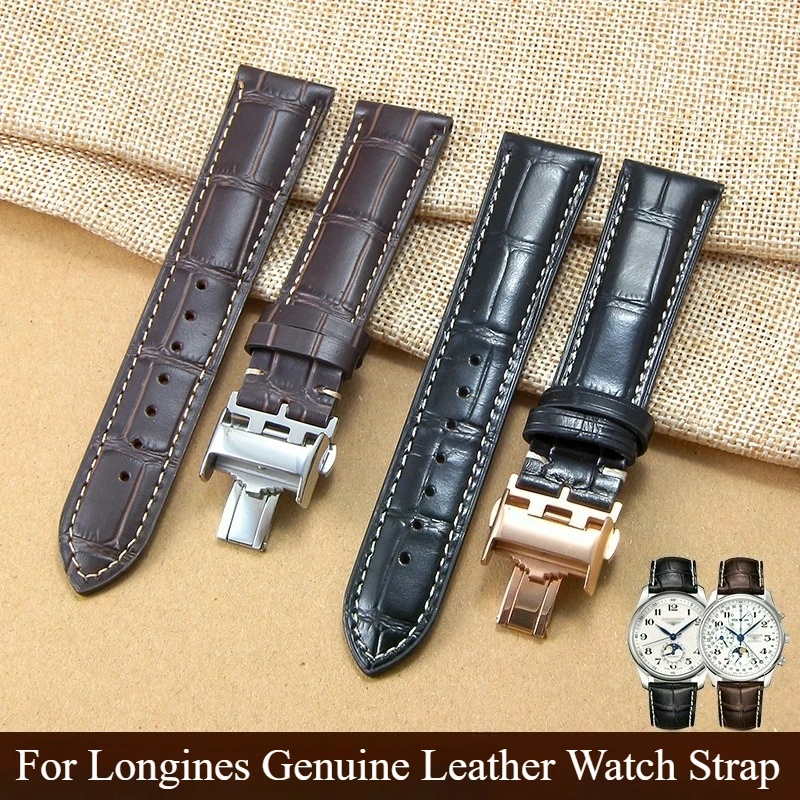 Premium Anti-Stain Easy-Clean Calfskin Leather Watch Strap