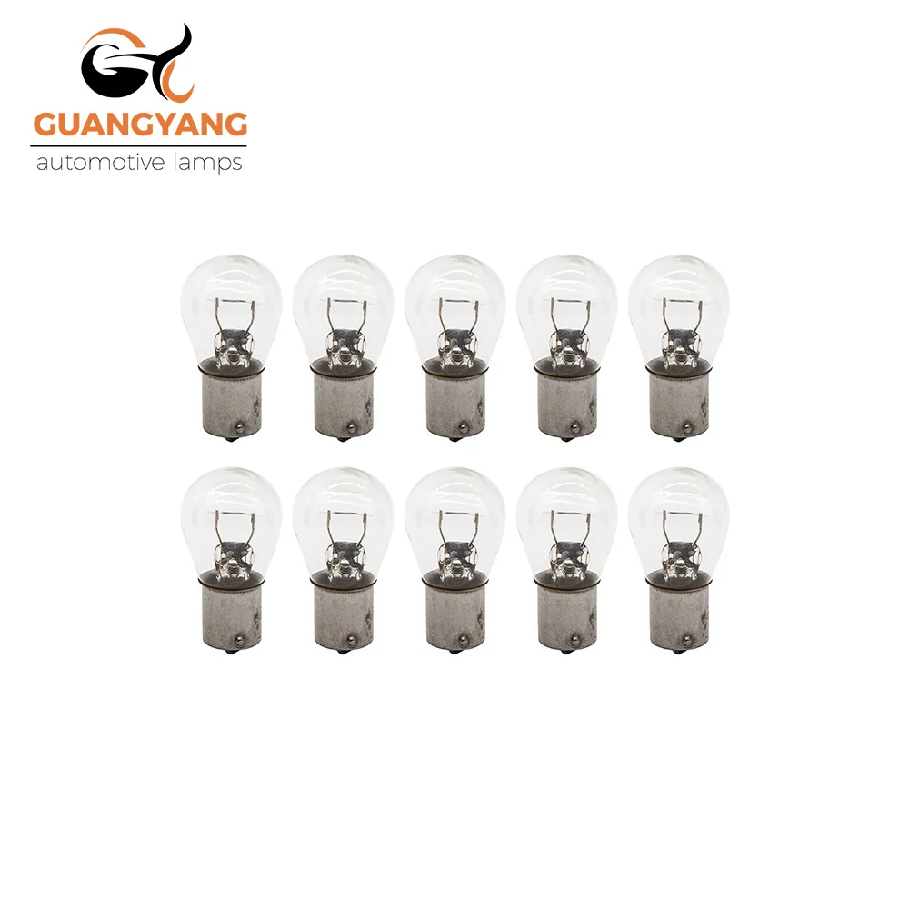10 шт. S25 P21W P21/5W BAY15D BA15S 1156 1157 Янтарный 12 в 21 Вт 12 в 21 в 5 Вт Автомобильная галогенная лампа заднего хода