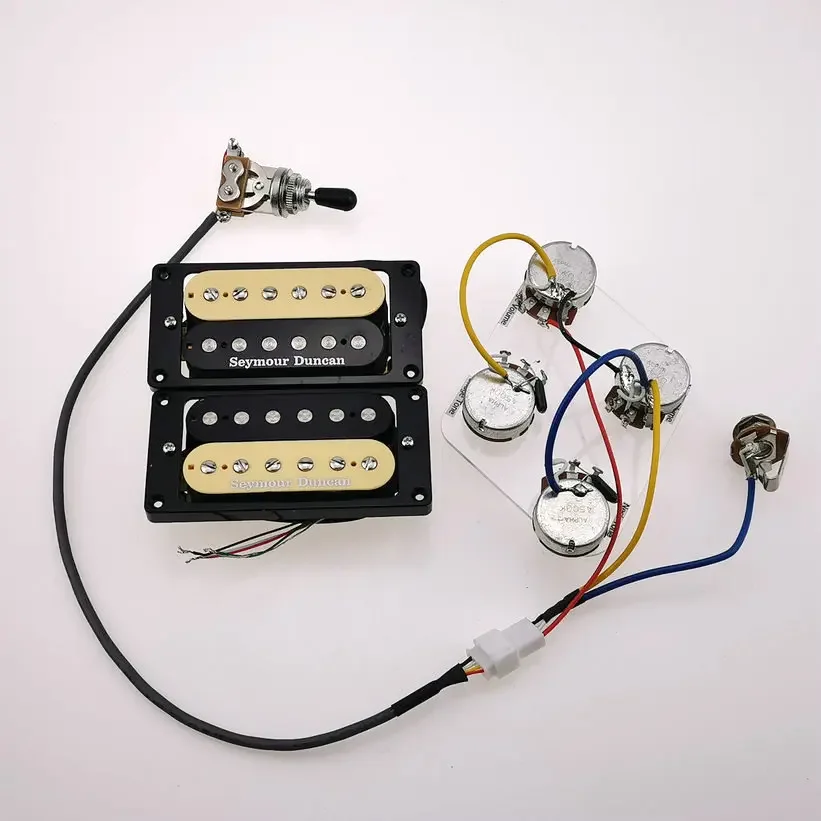 Electric Guitar Pickups Humbucker Pickups 4C zebra / Black Set In Stock