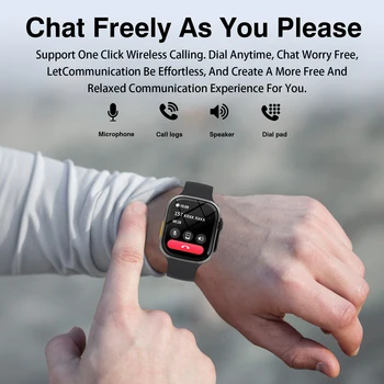 2025 New Smart Watch, Outdoor Sports and Fitness Tracker, Bluetooth Calling, Message Notifications, Suitable for Men and Women 2