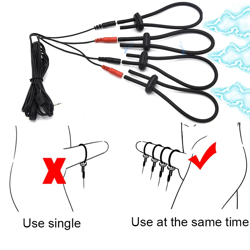 Electric Sex Toys Electric Urethral Urethra Penis Stimulator Electrostimulator BDSM Nipple Clamps Electro Shock Anal Plug Estim electro sex toys