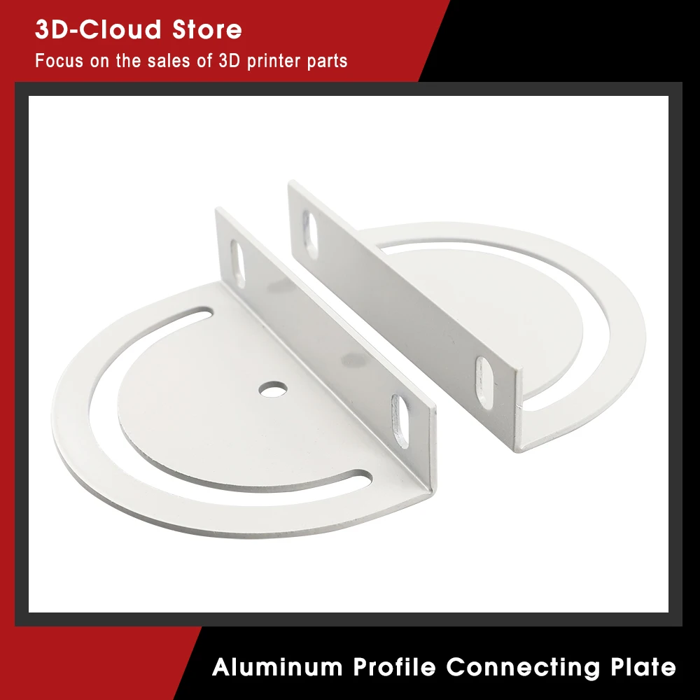 

1pcs 3030 4040 Aluminum Profile Cross Steering Plate Aluminum Profile Connecting Plate 180 Degree Engraving Machine CNC DIY
