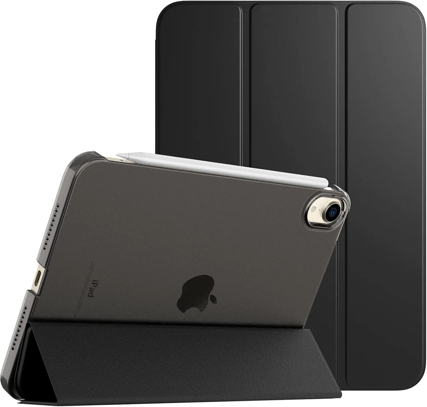 Sleek Slim Stand Case with Translucent Hard PC Back and Auto Wake/Sleep Feature