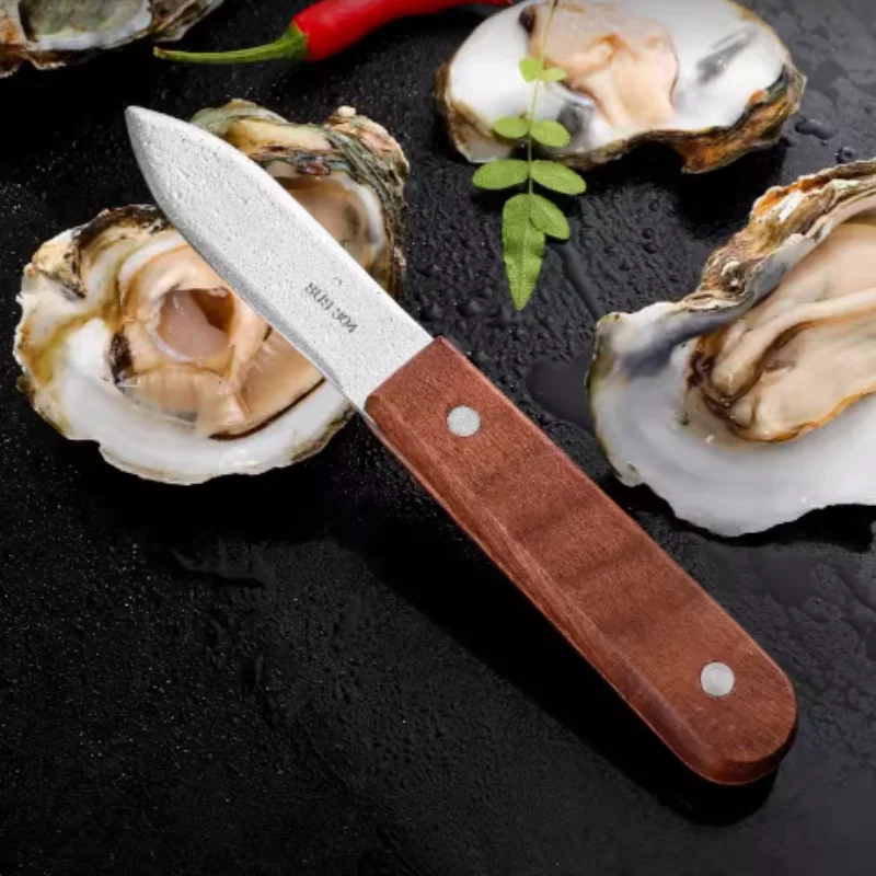 304 Stainless Steel Oyster Knife Scallop Opener Seafood Shells Open