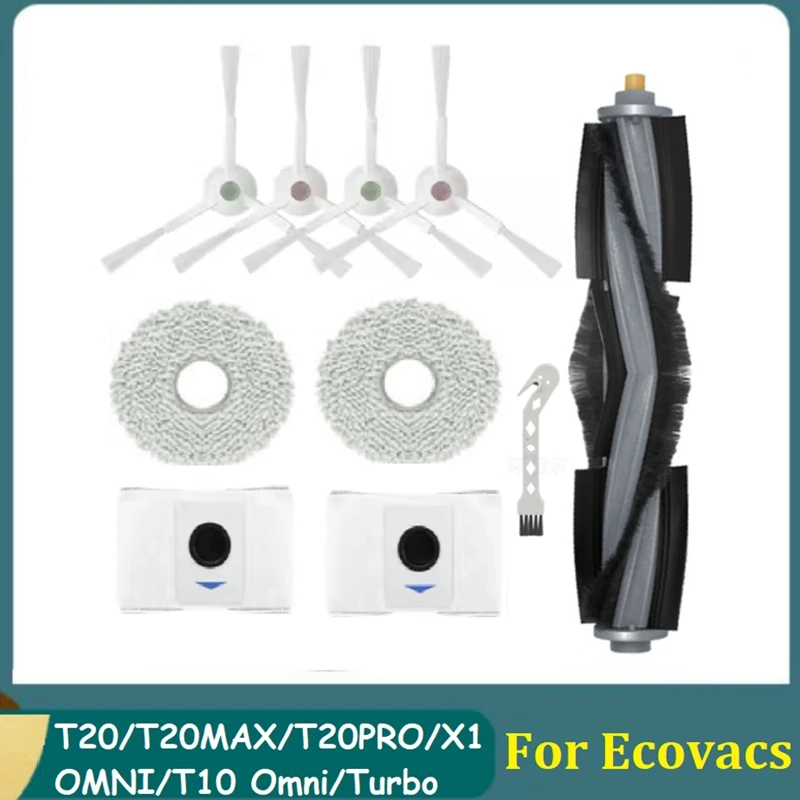 

Комплект аксессуаров для робота-пылесоса Ecovacs Deebot T20/T20MAX/T20PRO/X1 OMNI/T10 Omni/Turbo, основная боковая щетка, 10 шт.