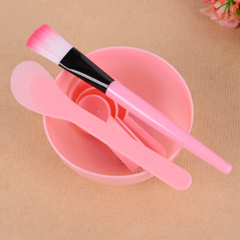 6pcs/set Facial Brush Mask Bowl Spoon Set Mask Brush Bar DIY Beauty Tools Mixing Tools Skin Care Makeup Supplies Woman makeup brush set,makeup tools,makeup mixing tool,beauty mixing bowl,beauty supplies