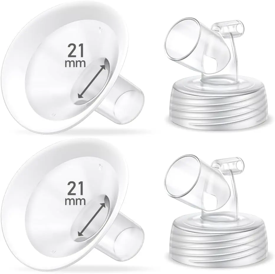 สถานที่แล้ว Soft RIM SHIELD และฐานปากกว้างเชื่อมต่อปั๊มสําหรับ Spectra S2 Spectra S1 9 PLUS Breastpumps อุปกรณ์เสริม 1