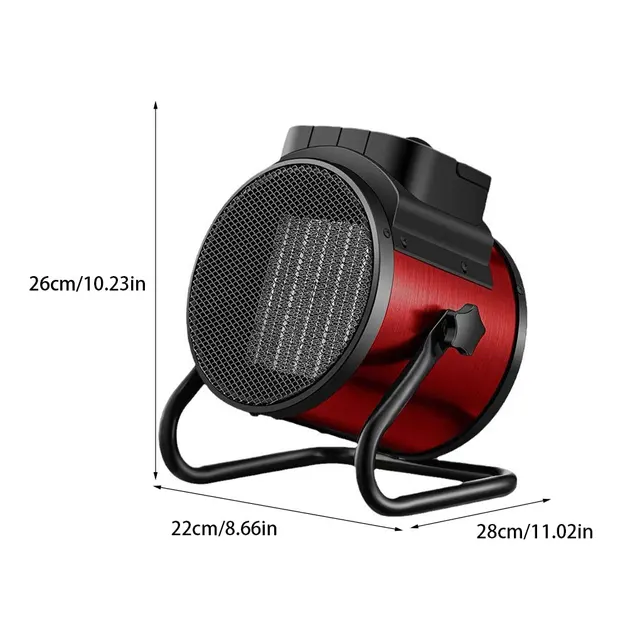 Outdoor Heater With Metal Support IPX4 Waterproof Overheated Automatic Power Off Electric Heater 6