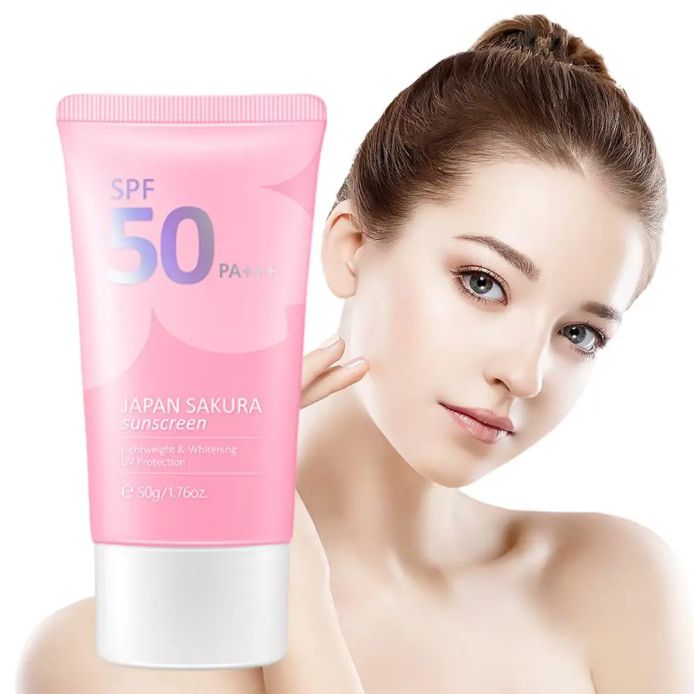 

Whitening Cream Korean Sunscreen Protector Facial Solar Sun Blocker Spf50 Isolation Lotion Cream Bleaching Moisturizer