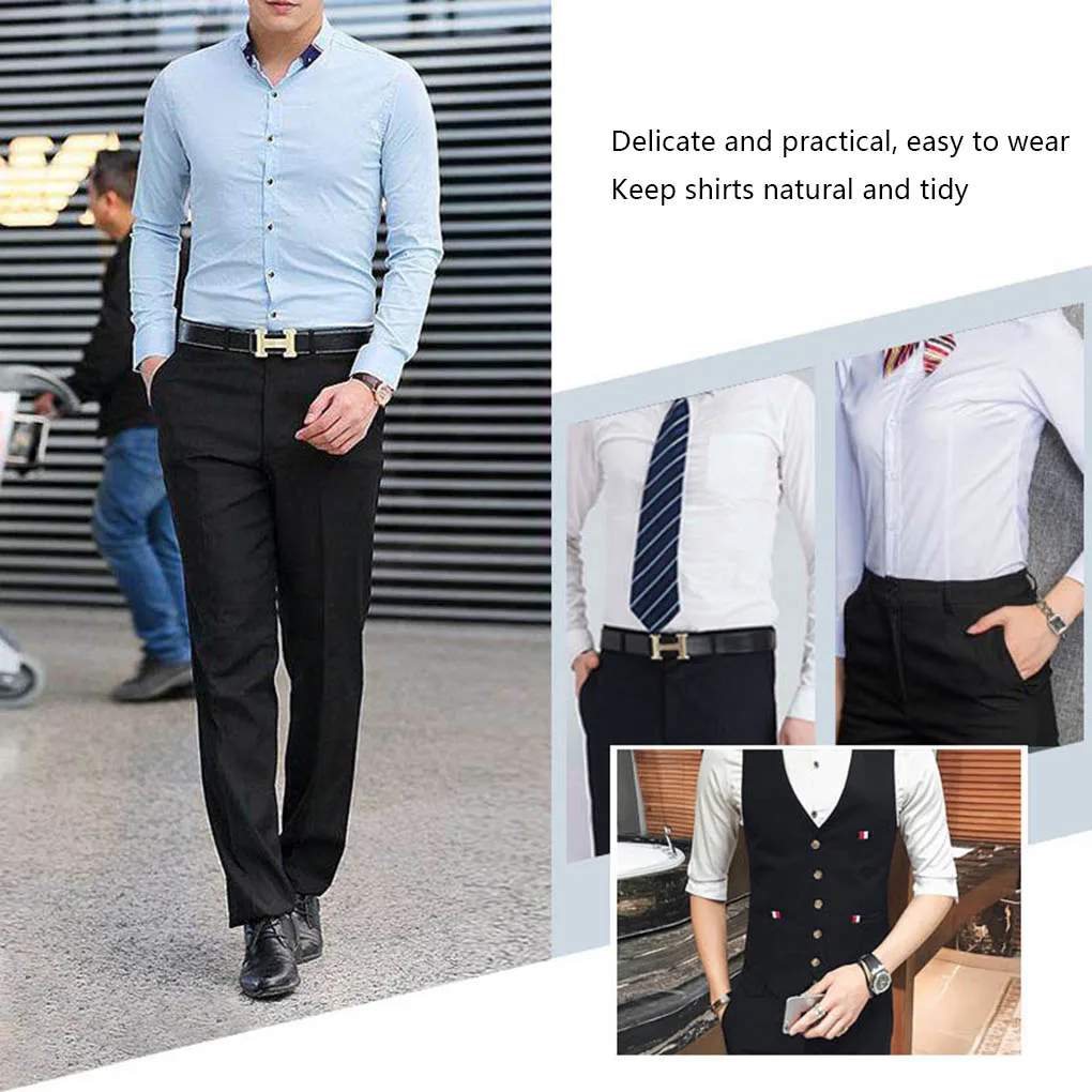 Shirt Stay Belt Universal Clothing Accessory Solid Color Near Non-slip Locking Belts Tucking Accessories
