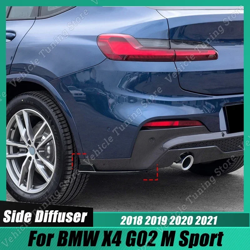 

Блеск для заднего бампера BMW X4 G02 M Sport 2018-2021