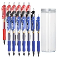 Press Type K35 Ballpoint Pen Set Large Capacity 0.5mm Gel Pen Black/Red/Blue Replaceable Refill Stationery Office Supplies 1