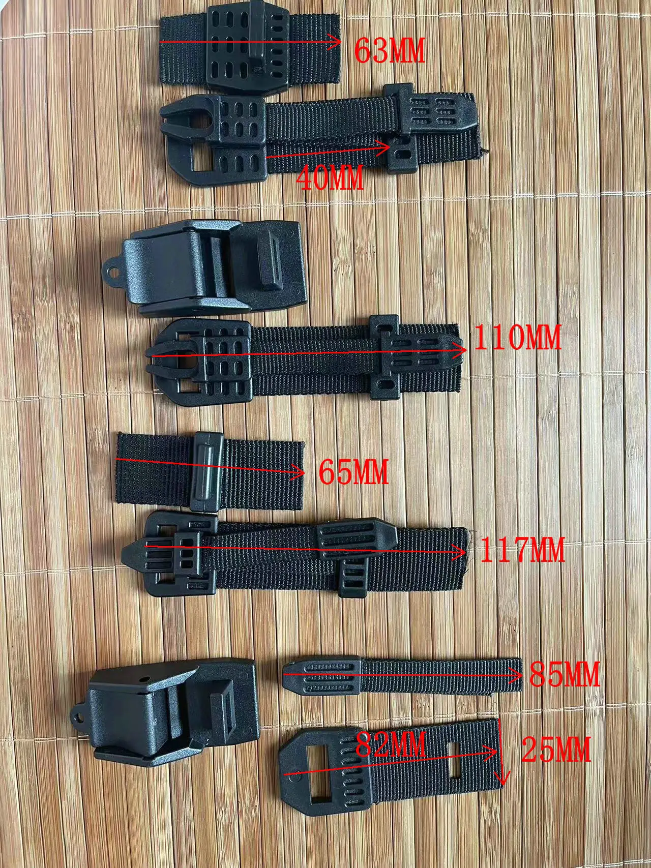 1" Spanish quick release set latch clamp PLCE system cartridges replacement bag strap buckle baby carrier