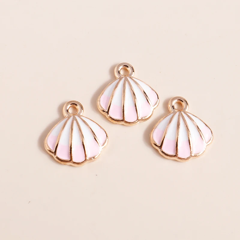 20 Stück süße Meereslebewesen Charms Emaille Meerjungfrau Delphin Seestern Charms Anhänger für Schmuckherstellung Halskette Ohrringe DIY Zubehör – Detail 18