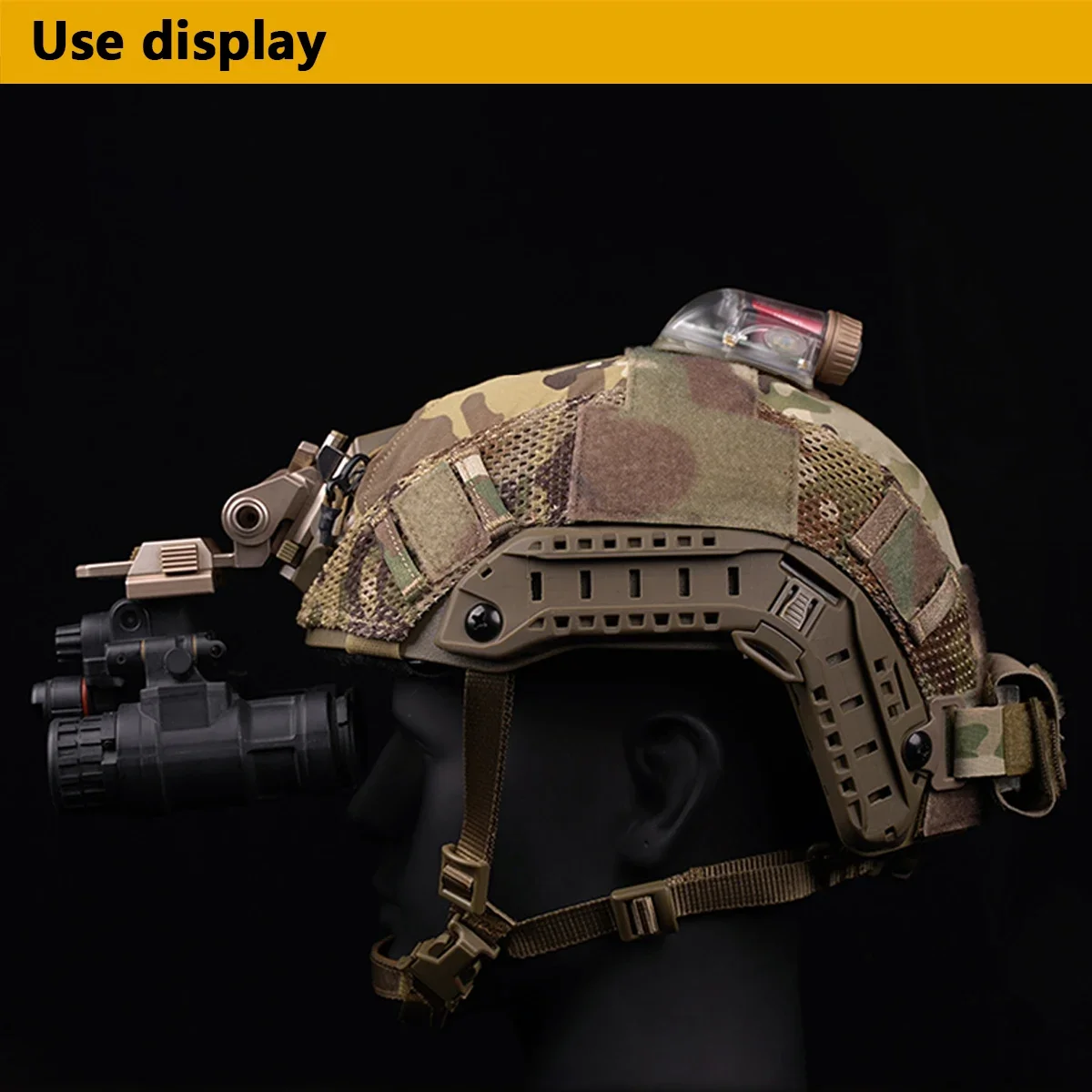 戦術ヘルメット用nvgカウンターウェイトポーチ、ハンティングエア