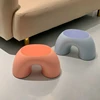 Children's Stool Home Rainbow Stool Non-slip Shoe Stool Ring Home Round Comfortable Plastic Small Stool Small Bench 1