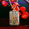 2025  Guru Rinpoche Mandala Buddha Pendant Asia Thailand Tibet efficacious safety good luck exorcise evil spirit Amulet 1