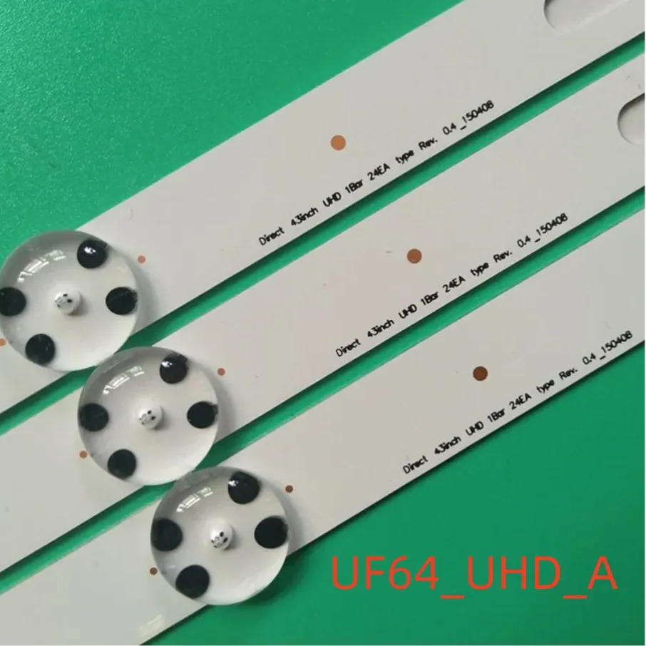 

Светодиодная подсветка для LG 43UF640T 43UH619v 43UH620V 43UH610V 43UH6030 43UF6407 43LH60_FHD_A UF64_UHD_A 43LH60FHD 43UF6409, 3 шт.