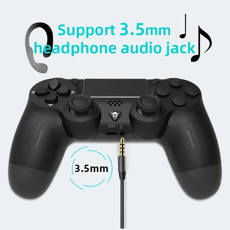 DATA FROG – manette de jeu sans fil Bluetooth pour PS4 Slim/Pro, Joystick,  contrôleur de jeu pour PC - AliExpress