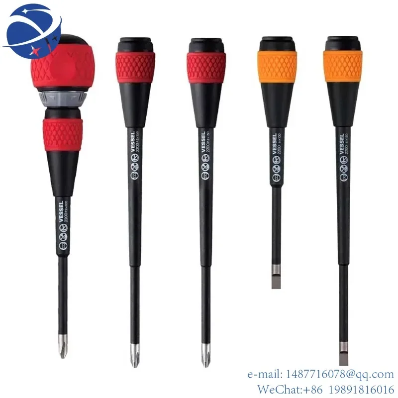 

YYHC 5PC/Set Japan Vessel Ball Grip Ratchet Screwdriver Replaceable Shank Unit