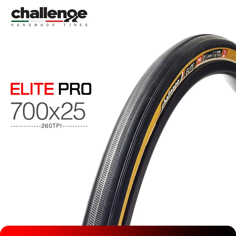 Challenge Elite Road Bicycle Tire 700 X25C 260Tpi Made In Italy 700C Cycing Bike Tire Bicicleta Pneu Diverso Da Vittoria Corsa