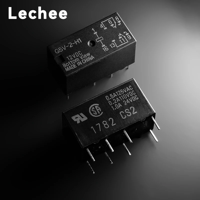 2-Piece Set: Versatile Low Signal Relay with Multiple Voltage Options