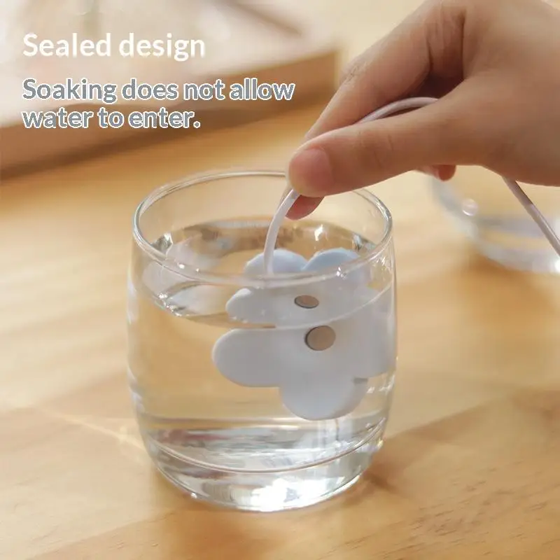 Portable Mini Floral Humidifier Low Noise Auto Power Off Desktop Humidifier For Home Office Bedroom 2