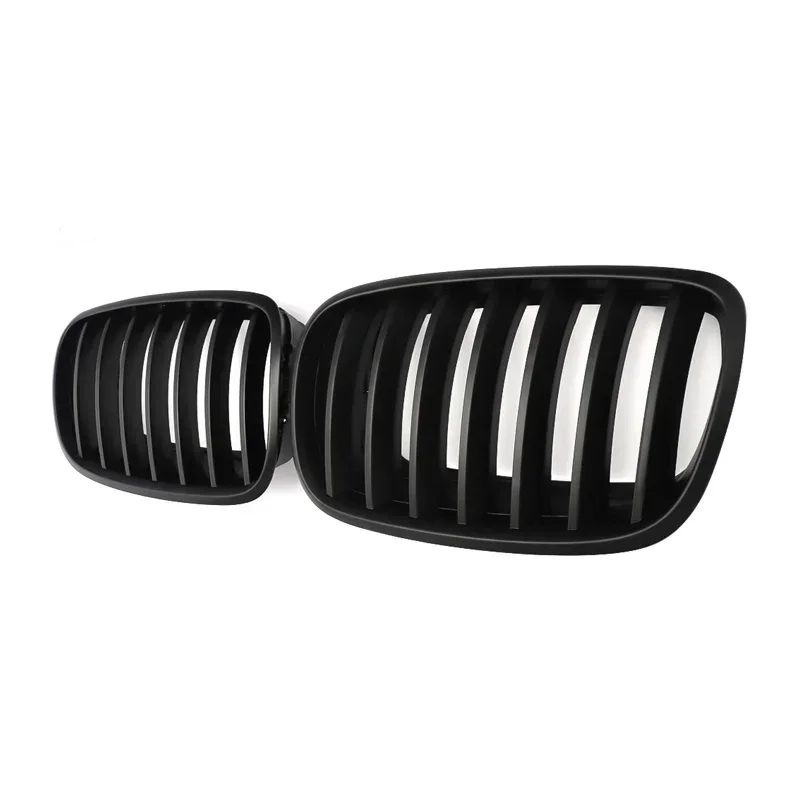 Car Front Hood Grill Kidney Grilles Racing Grill Auto Accessories Pair For BMW X5 X6 E70 E71 2007-2013