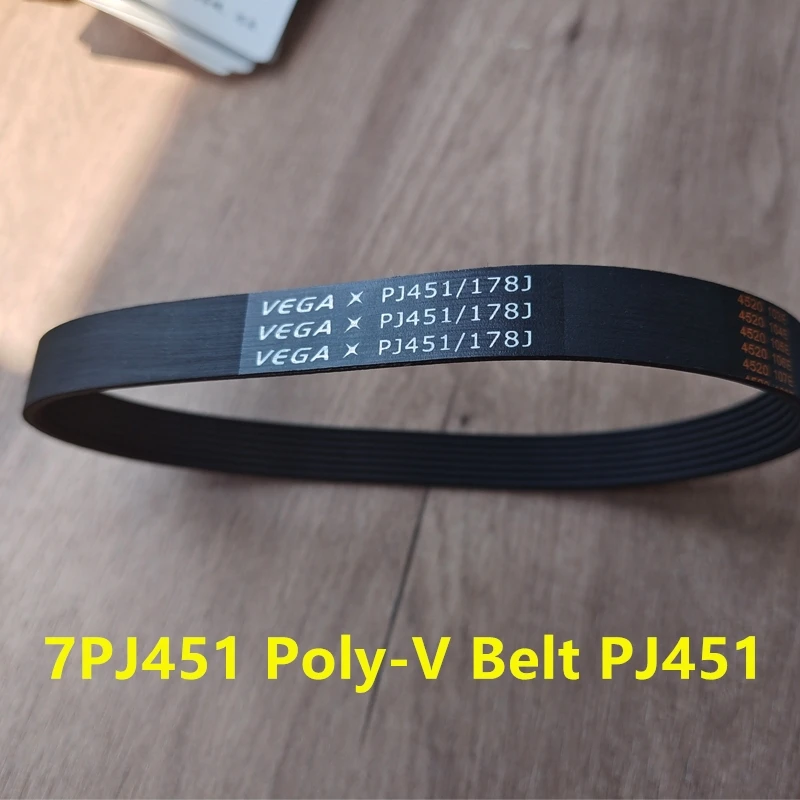 

High Quality 1pc 2pcs 4pcs 7PJ451 PJ451 Belts 7ribs Poly-V Belt 451 Belts 6 Grooves ALKO A32 Etc.