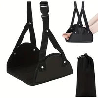 Repose-pieds d'avion avec sangle réglable, repose-jambes de hamac Portable, accessoires de voyage parfaits 2