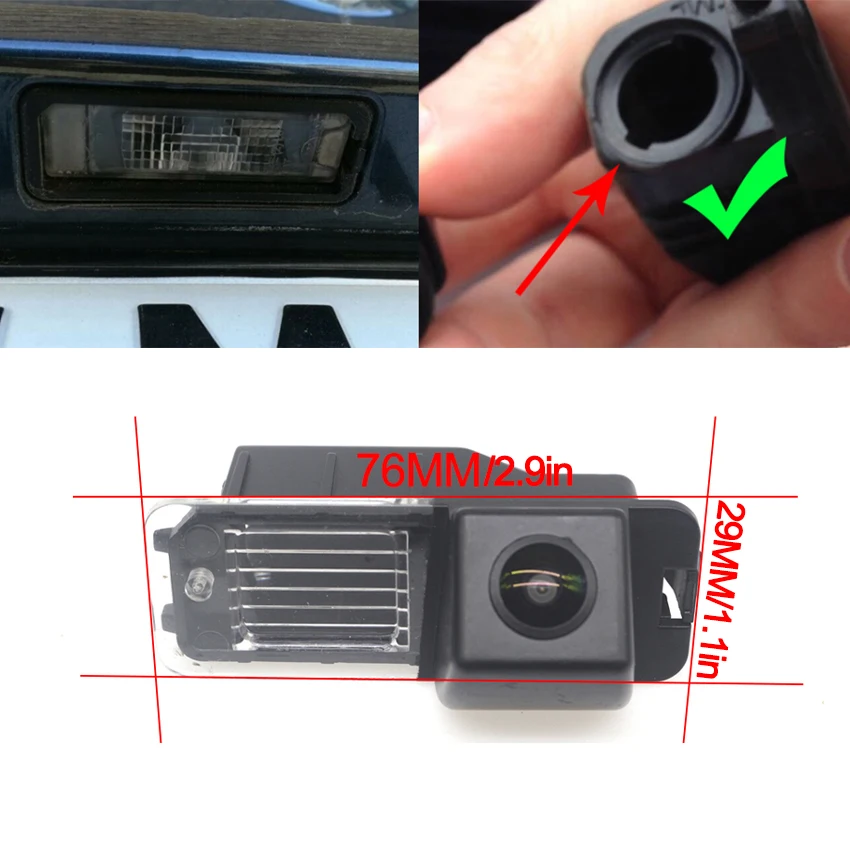 Backup Rear View camera For Volkswagen For VW Polo 5